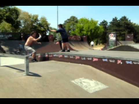 Just Warming Up Checking Bolts On Boot Chill -aggresive Inline Skating Nino Roler2012