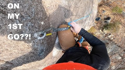 Test Pilots 5.11d Redpoint 1st Attempt, GoPro 4k