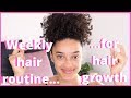 My Weekly Natural Hair Hair Routine! Method For GROWTH! | AbbieCurls