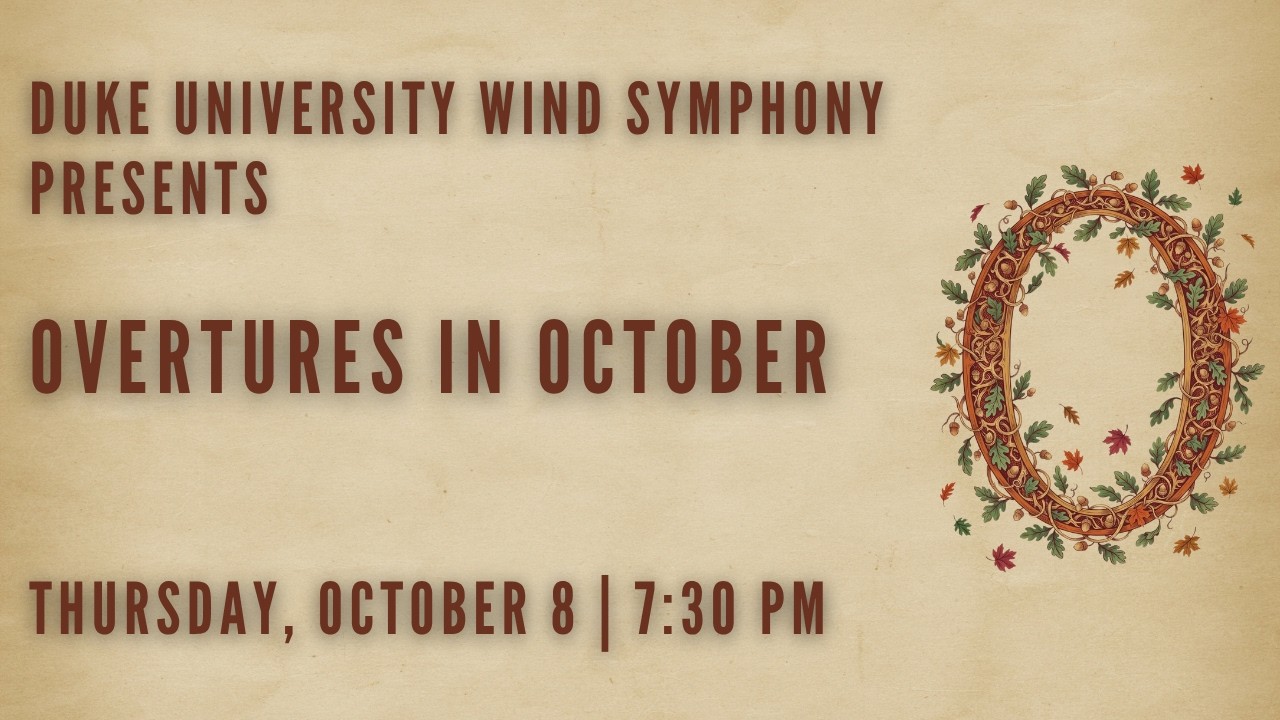 Obejrzyj Duke University Wind Symphony: Overtures in October w YouTube Obejrzyj Duke University Wind Symphony: Overtures in October w YouTube