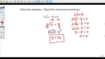 Sec. 11.3 Solving Radical Equations- Part 1
