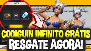 CODIGUIN FF: NOVO CÓDIGO FREE FIRE INFINITO DA ANITTA PARA RESGATAR! 