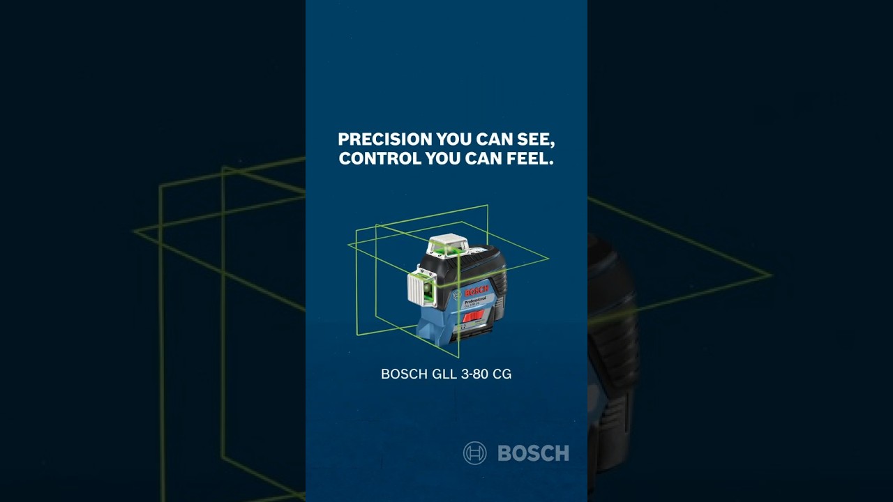 Bosch GLL 3-80 CG Professional | Bosch Line Laser - YouTube