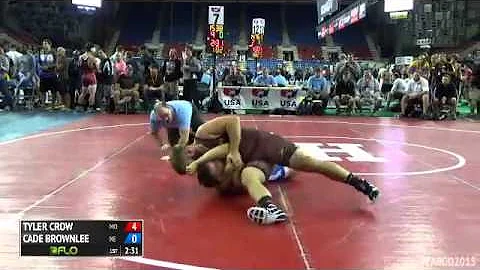 182 Cons. Round 5 - Cade Brownlee (Nebraska) vs. T...