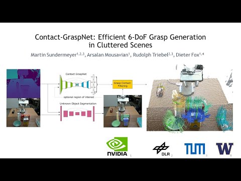 Contact-GraspNet: Efficient 6-DoF Grasp Generation in Cluttered Scenes (ICRA 2021)