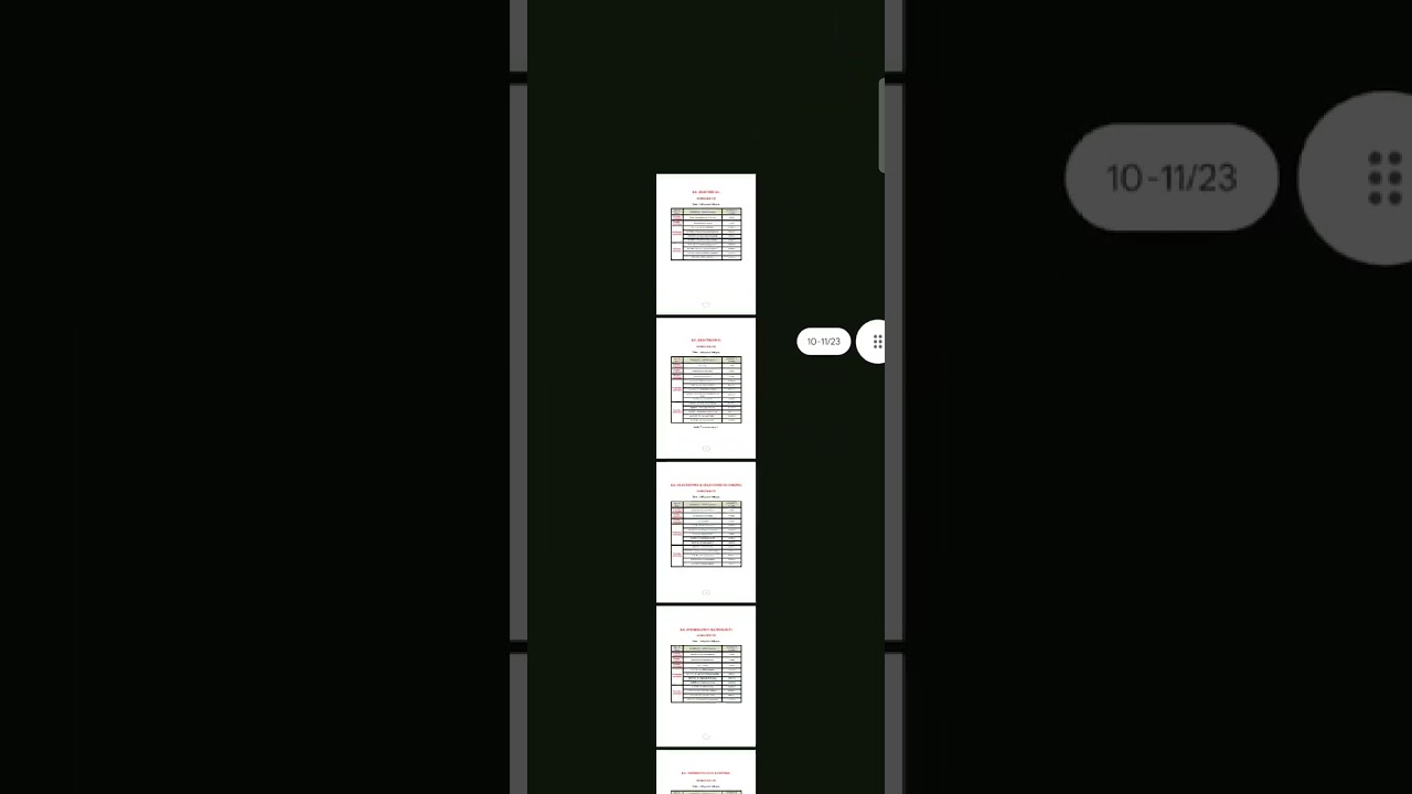 BE Pune University insem exam time table | SPPU exam