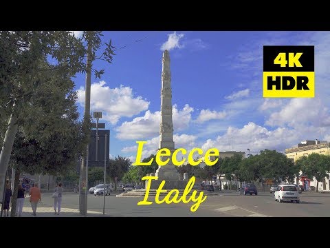 Lecce, Italia in 4K (UHD) HDR