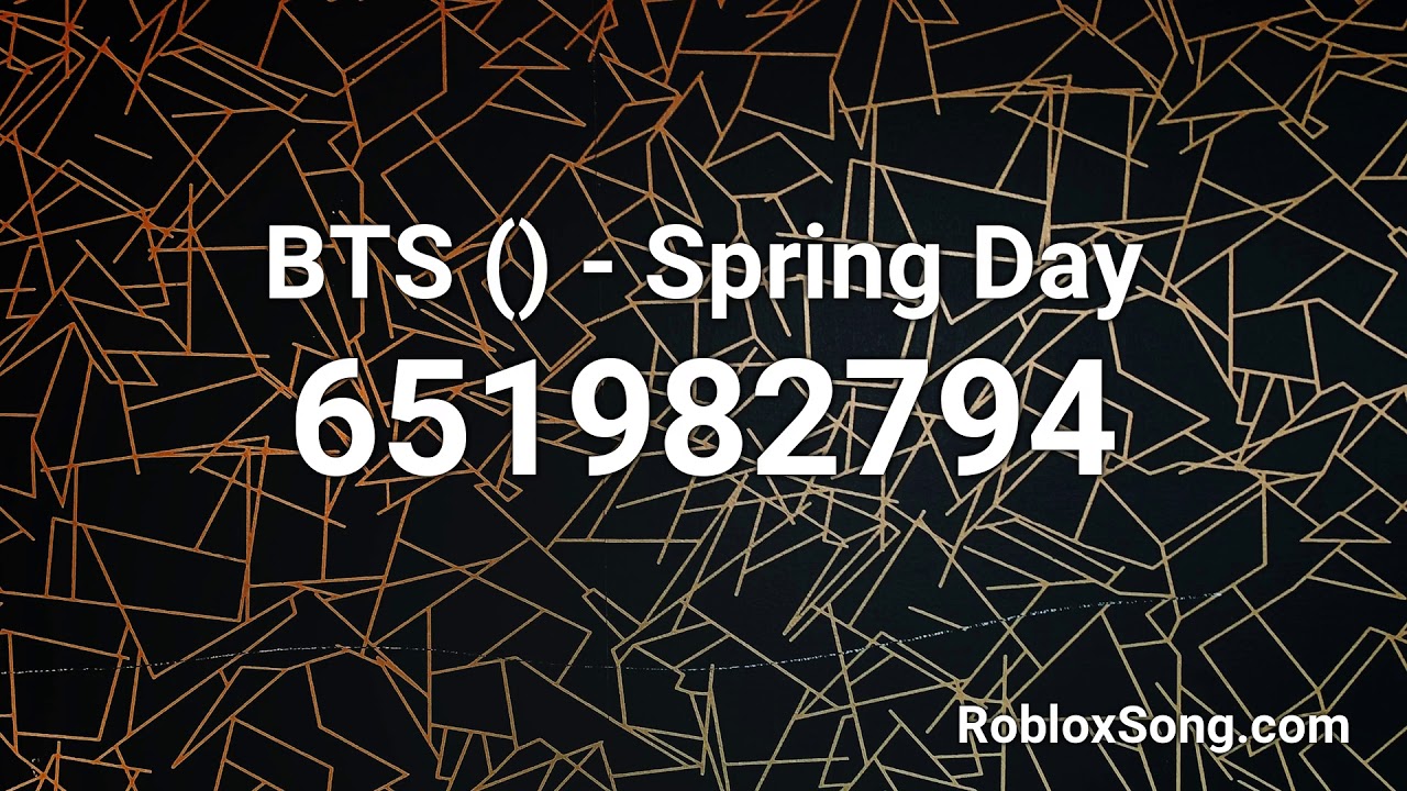 Bts Spring Day Roblox Song Id