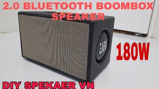 Diy Bluetooth Speaker Boombox Style Marshall Sub Homepod 50W Diy Speaker Vn.