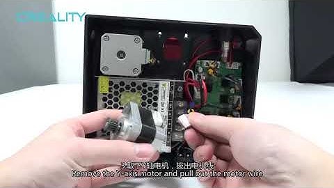 CR 100 replacing X-axis and Y-axis motor tutorial