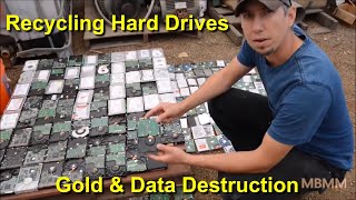 Recycling Hard Drives & Data Destruction Hammer Mill