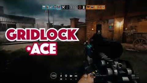 Trap Montage Rainbow Six Siege - Gridlock Ace Clutch Highlight on Ranked Xbox Console, R6 Insane!!!!