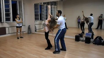 William Teixeira & Paloma Alves beautiful zouk in Ipanema Dance Studio!