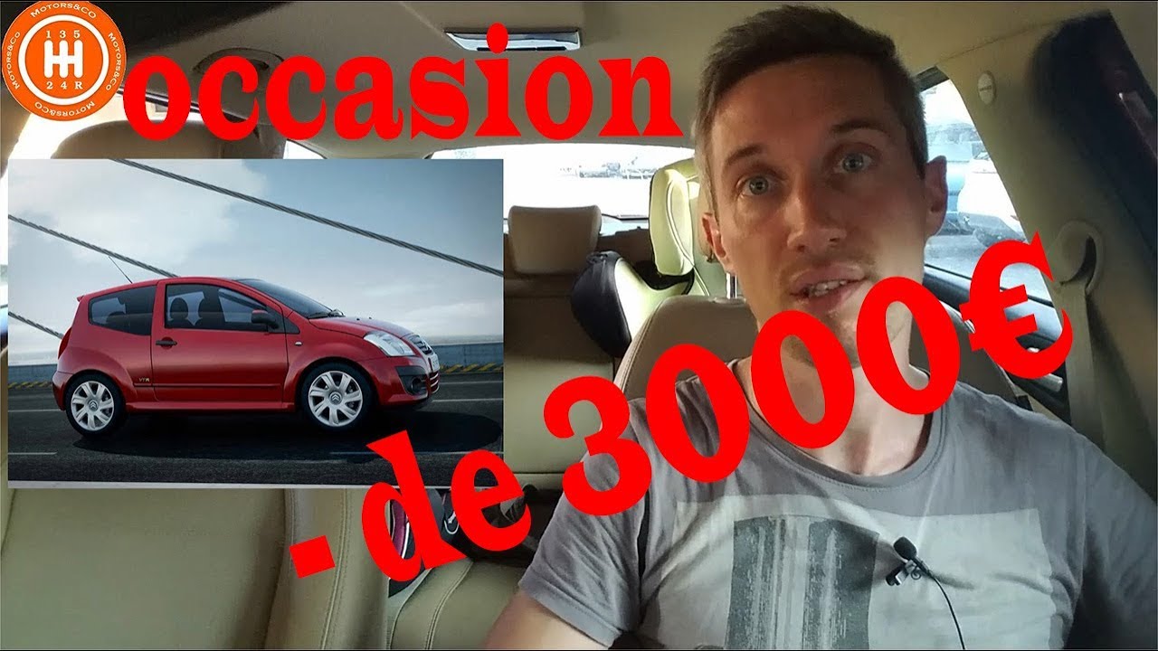 Occasion à moins de 3000€ : citadines, familiales, coupés, utilitaires... -  YouTube