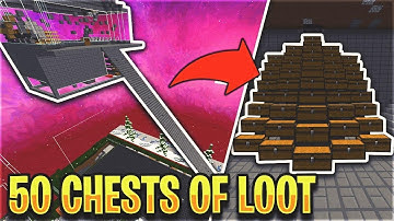 WE GOT *50 CHESTS OF LOOT* FROM OUR SKYBRIDGE TRAP... *INSANE* | Minecraft HCF