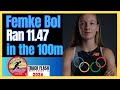 Femke bols dynamic start to the outdoor season and paris olympics 2024 100m 1147 pr