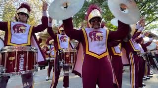 USC Band 11/26/22 Notre Dame Megan thee Stallion Dua Lipa Lizzo Taylor Swift Heritage Hall Warm Up