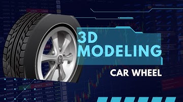 Car Wheel full 3D Modeling with Animation in 3ds max Tutorial #3dsmaxtutorial #3dcarwheel #3dmodel
