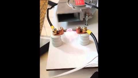 Tesla Coil Spark Gap Test