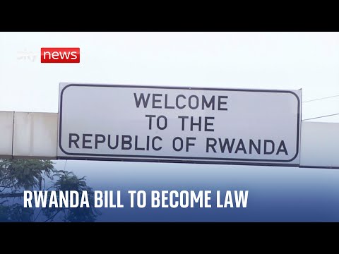 Rwanda bill to become law after late night row between govt & Lords.