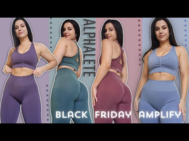 LEGGING REVIEW: alphalete amplify in chocolate #fyppp #fittok