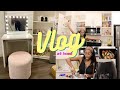 AT HOME VLOG | PANTRY ORGANIZATION, VANITY SETUP, TESTING MY NEW AIR FRYER