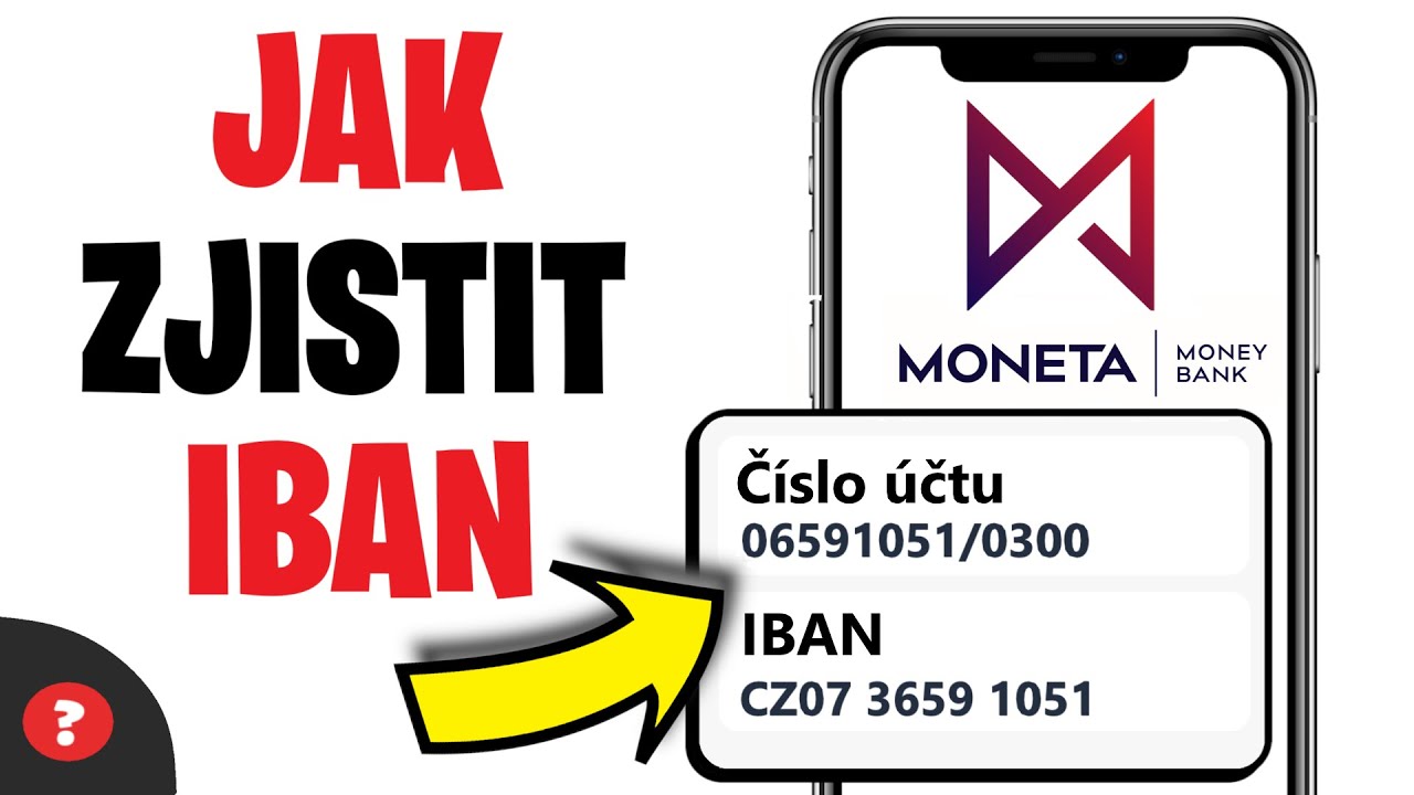 Jak zjistit IBAN v Money Bank Návod YouTube