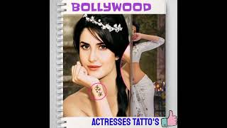 Celebrity Bollywood Actresses beautiful tatto's /all  actresses tattos Wealth