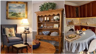 Vintage Country style interior decoration ideas. Vintage Cottage Home Decor.#vintage #homedecor #diy