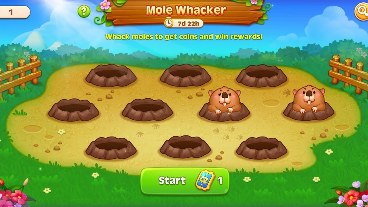 Cooking Madness Game | Mole Whacker 🎉🎉🎉💪