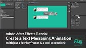 Create a Text Message Bubble in After Effects - YouTube