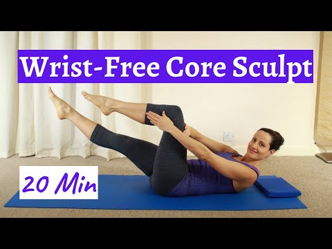 No Wrist Core Sculpt Pilates | Strengthen and Tone | No Equipment At-Home Workout | Core and Balance