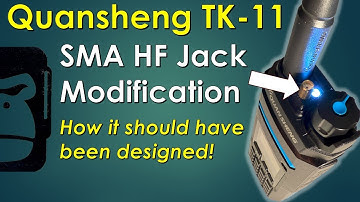 EB021 - Quansheng TK11 3.5mm Jack to SMA Modification