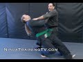 How to Take Down a Larger Attacker for Bujinkan Ninjutsu Training