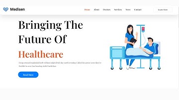 How To Create a Responsive Website Step By Step Using HTML CSS | Healthcare Website Tutorial