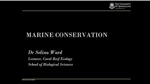 Marine Conservation - Dr Selina  Ward