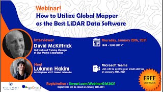 Webinar Global Mapper: How to Utilize Global Mapper as the Best LiDAR Data Software