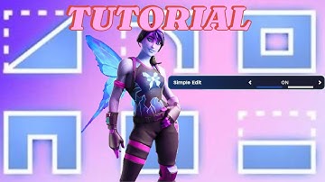 Fortnite Simple Edit Tutorial (1K Subscriber Special)
