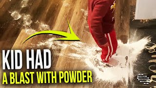 Kid Found a Compound Under Kitchen Sink and Had a Blast With Powder He Found