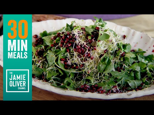 green goddess dressing jamie oliver 30 minute meals Cook A Mediterranean FEAST In Minutes Oliver's chicken