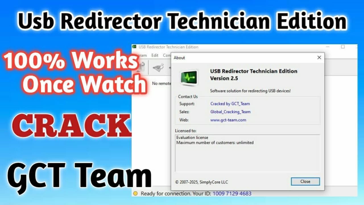 USB REDIRECTOR GCT LIFETIME ACTIVATIN