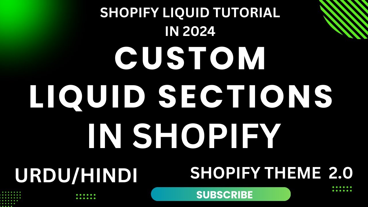 How to create Template and Section in Shopify | Shopify theme ...