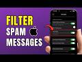 How To Filter Spam Messages on iPhone (Stop Junk Texts Easy 2026)
