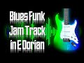 Blues Funk Jam Track in E Dorian 🎸 Guitar Backing Track