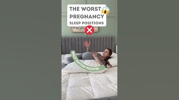 WORST 😱 Pregnancy Sleep Positions!🤰🫢#shorts