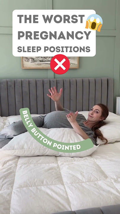 WORST 😱 Pregnancy Sleep Positions!🤰🫢#shorts