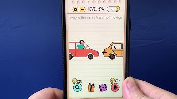 Brain Test Why is the car in front not moving