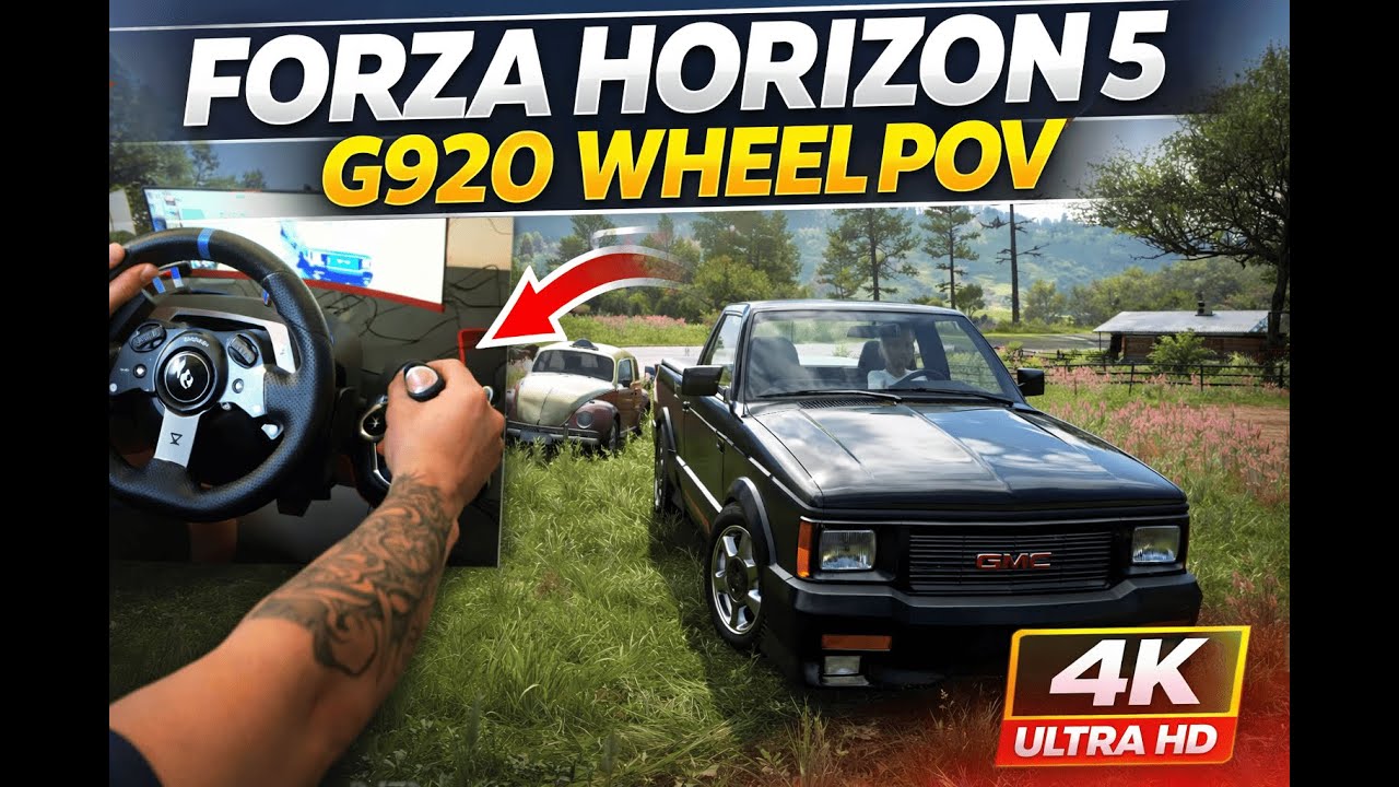 GMC Syclone 1991 UNLEASHED 🚀 | Forza Horizon 5 | G920 Wheel POV | 4K Ultra HD