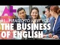 'Pleased to meet you' – Introductions in business settings | Business of English #1 | ABC Australia