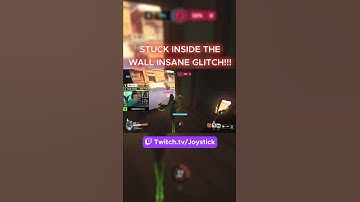 STUCK INSIDE THE WALL INSANE GLITCH IN OVERWATCH 2 #shorts